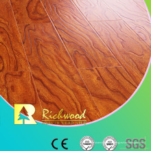 12.3mm HDF AC3 en relieve U-Grooved encerado Edge Laminate Floor